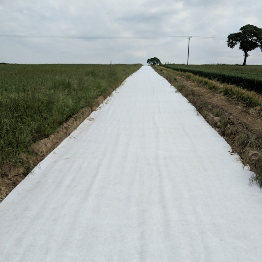 PP short fiber needle punched nonwoven geotextile