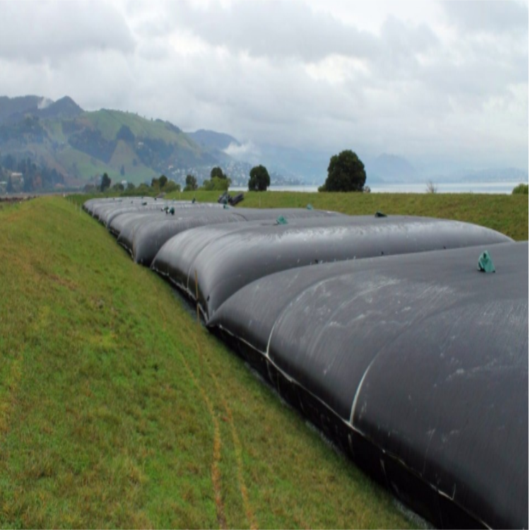 Geotextile Tube system applied to Vietnam's Lai County Sea-crossing Bridge